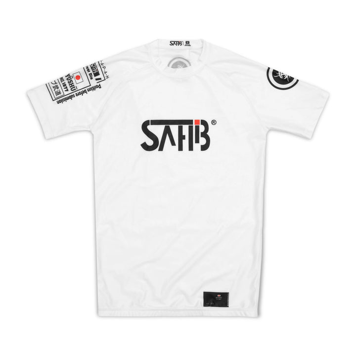 Sahib Competition Series Kyushu 1877 Giantfighter white rashguard front view