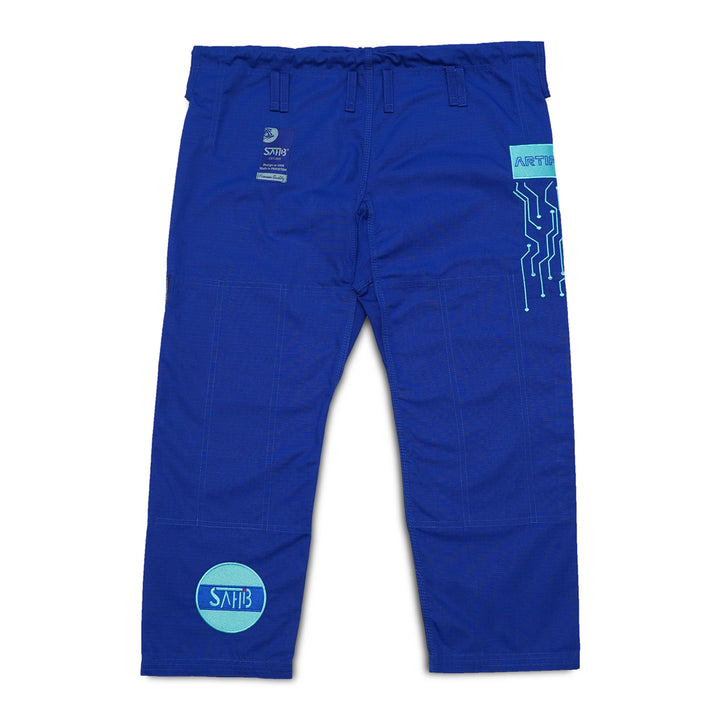 Sahib® Artificial Series blue BJJ trousers – 10oz ripstop pants for durable training and comfort
