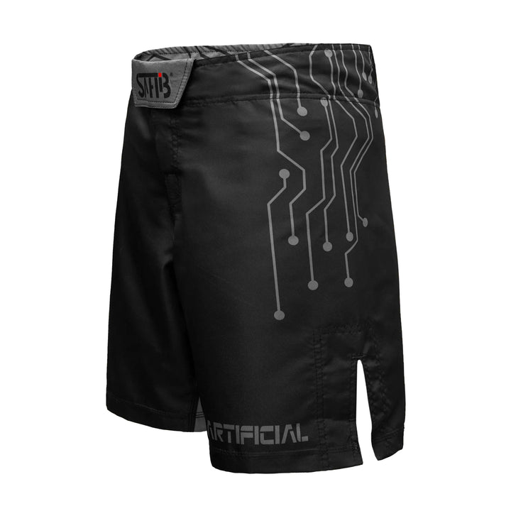 Left side view of Sahib Artificial Series MMA Shorts