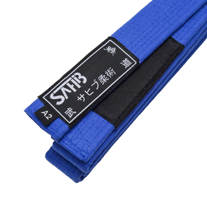 Blue Belt for BJJ – 6mm Thick Sahib® Cotton Belt