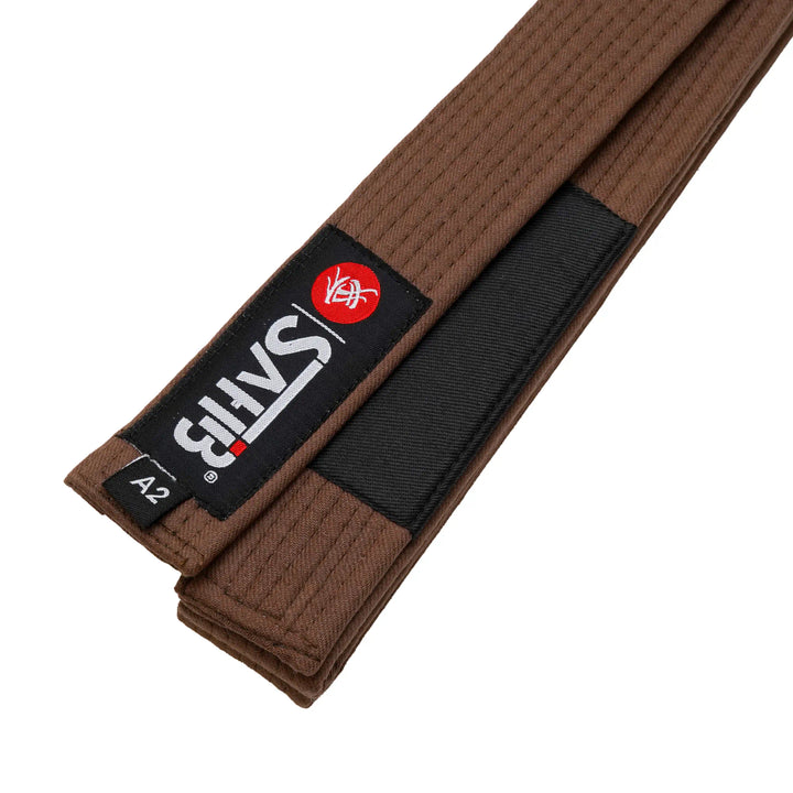 Brown Belt for Jiu Jitsu by Sahib® – IBJJF Compliant BJJ Belt