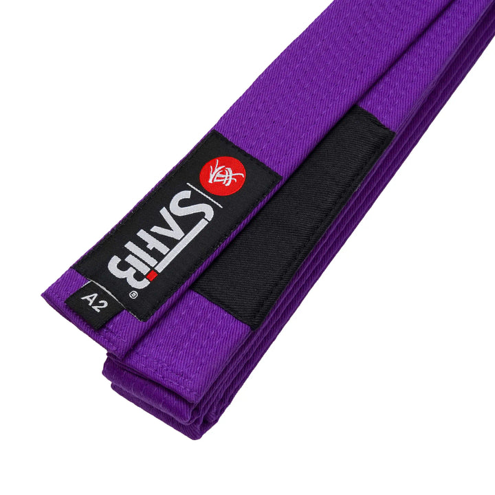 Purple Rank Sahib® BJJ Belt – Heavy-Duty Jiu Jitsu Belt for Advanced Fighters