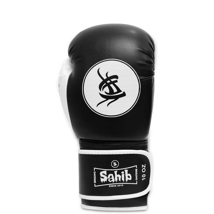 Top view of black gloves – durable synthetic leather and ergonomic wrist support
