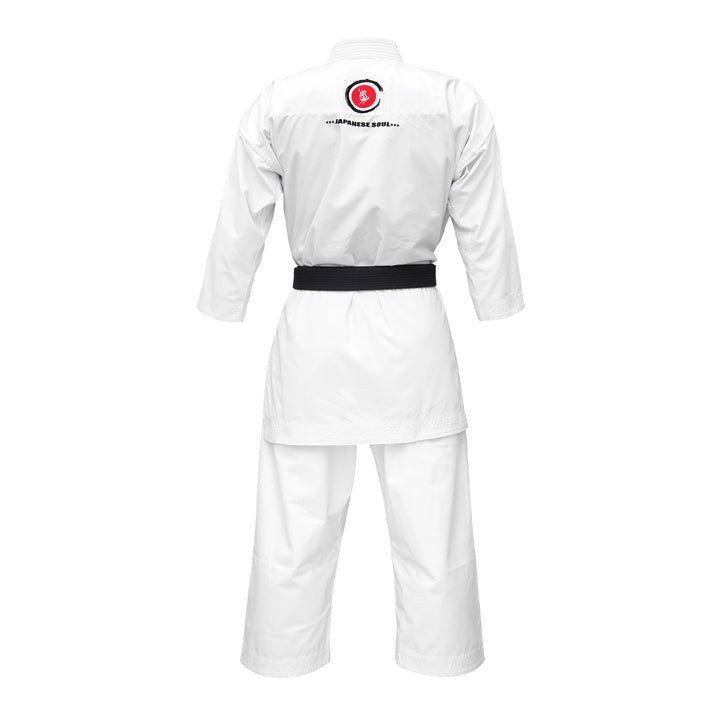Sahib Canvas Karate Gi white Japanese Soul logo and Sahib symbol embroidery