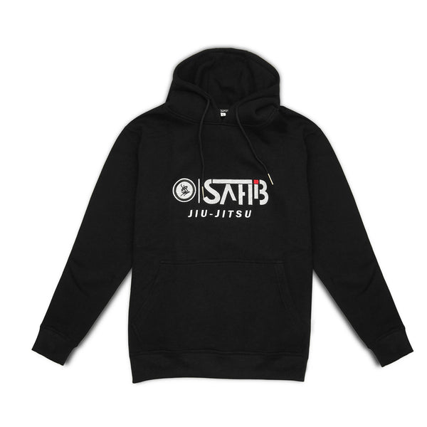  Sahib Competition Series black hoodie for BJJ and grappling athletes – front view