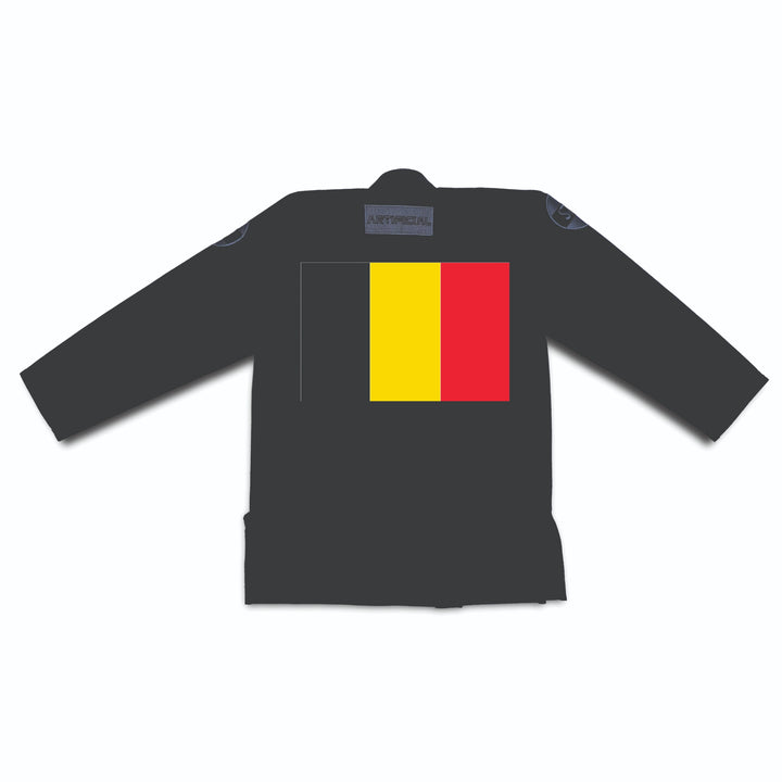 Sahib Custom BJJ Gi – Belgium Flag Back Customization”