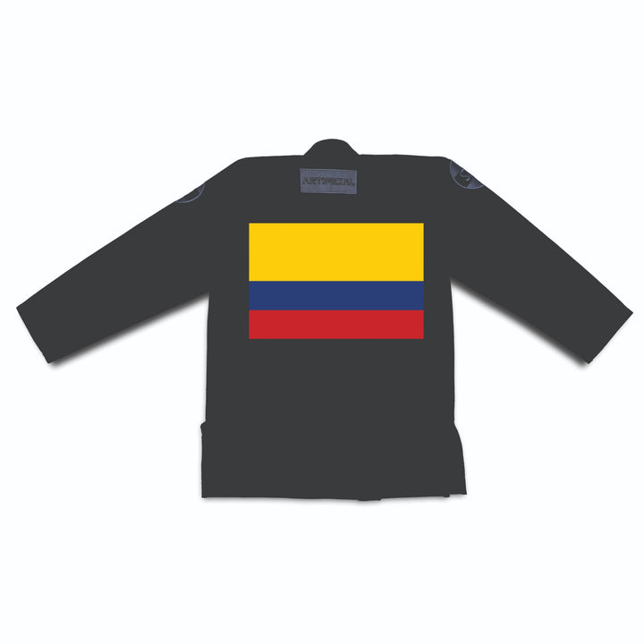 Sahib Personalized BJJ Kimono – Colombia Flag on Back”