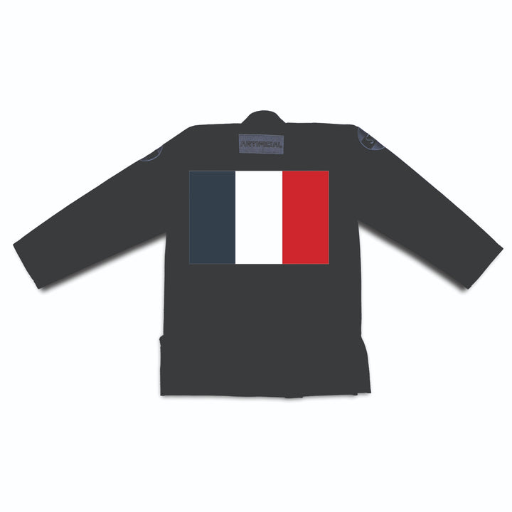 “Sahib Custom BJJ Gi – France Flag Back Design for Competitors”