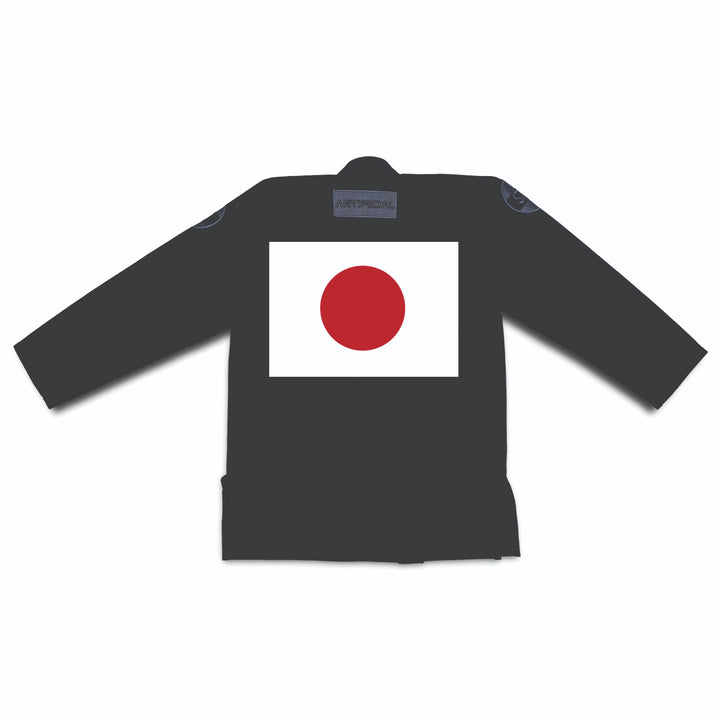 “Custom BJJ Gi – Japan Flag on Back Panel by Sahib”