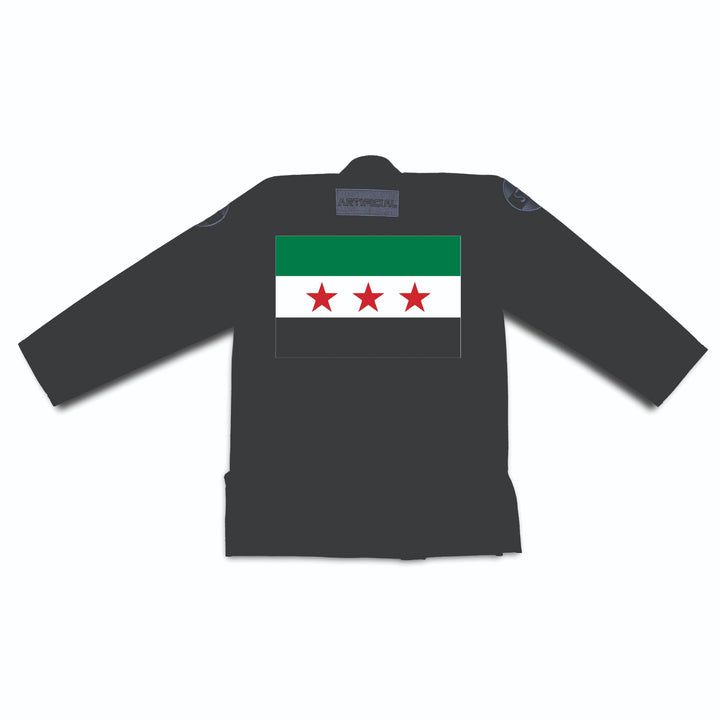 Sahib Personalized BJJ Gi – Syria Flag Back Custom Patch”