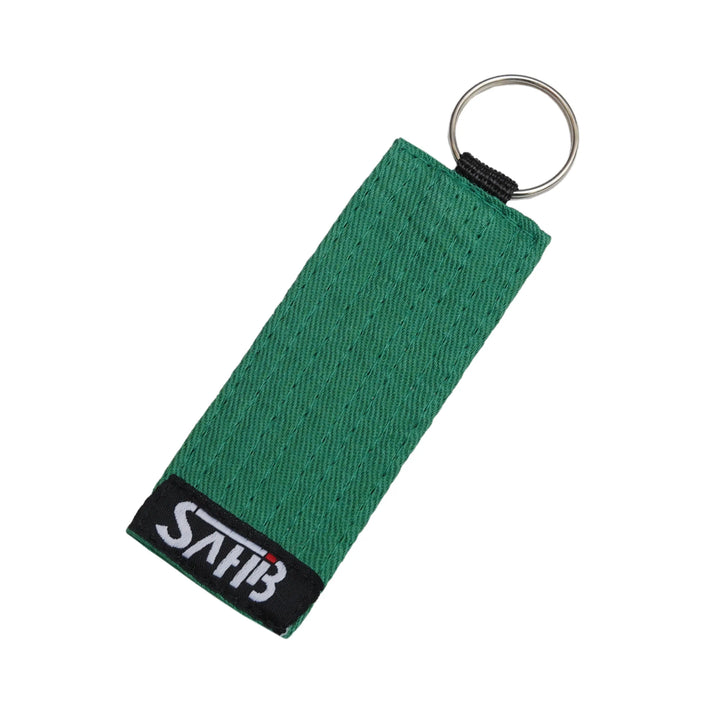 Green belt martial arts keychain for judo or karate students – Sahib accessories