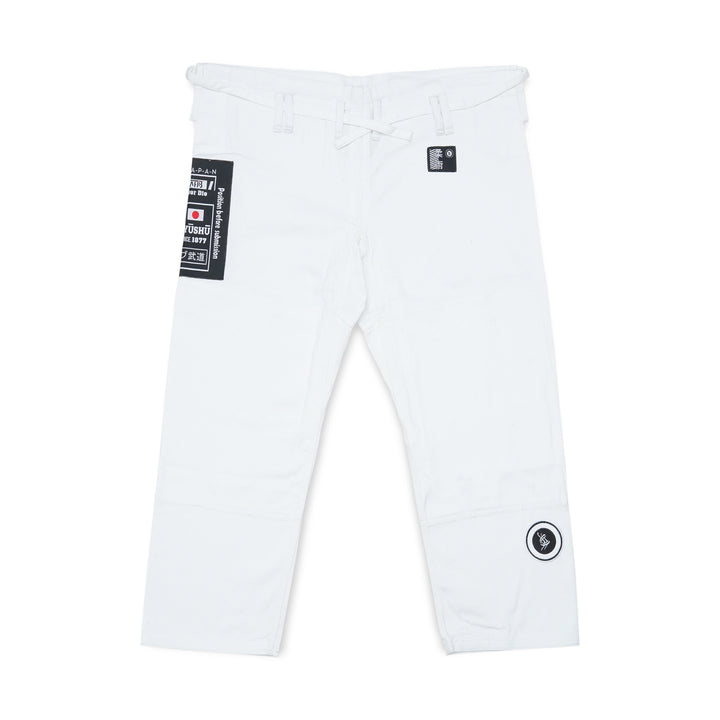Structure and fit of Sahib Competition Series Handmade White BJJ Gi Kyushu 1877