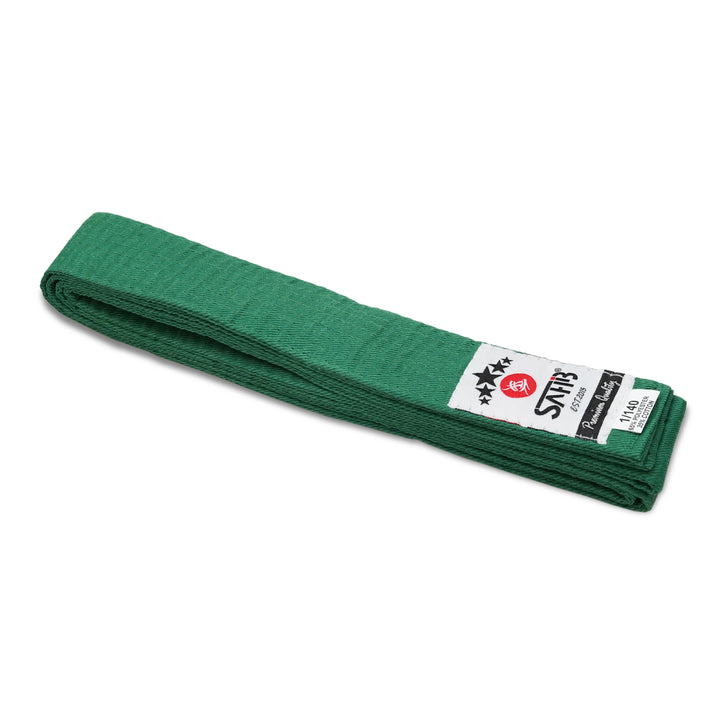 Green Karate Belt by Sahib® – Color Belt for Martial Arts Training and Grading