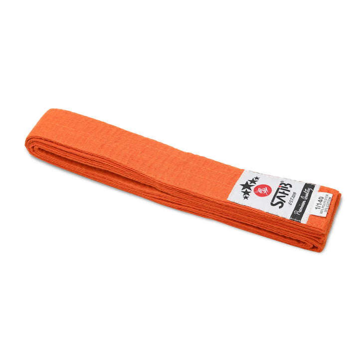 Orange Karate Belt by Sahib® – Martial Arts Belt for Kids & Adult Karate Students