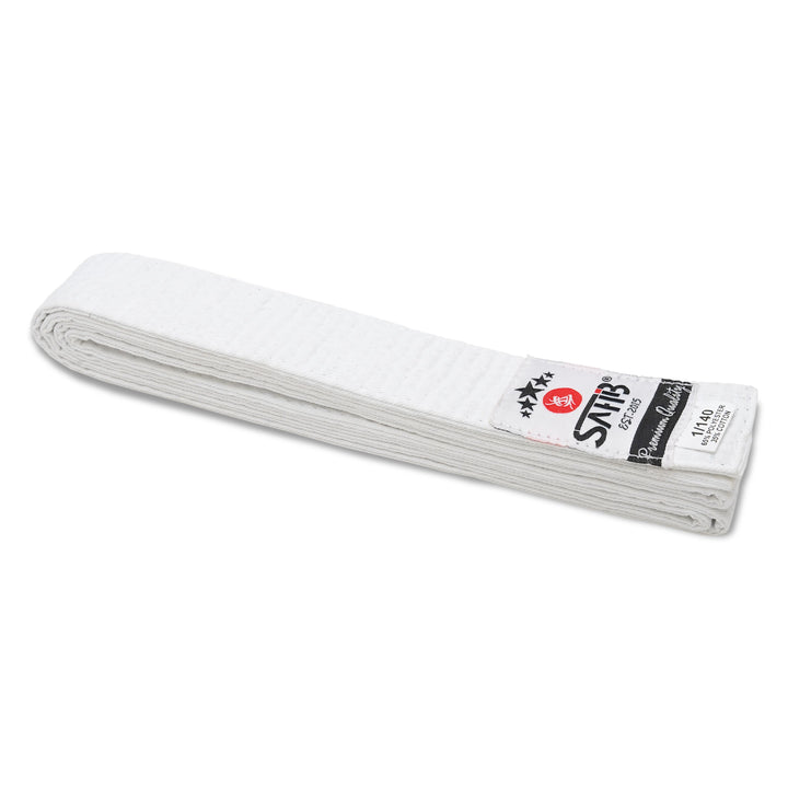 White Karate Belt by Sahib® – Beginner Rank Belt for Karate, Taekwondo & Martial Arts