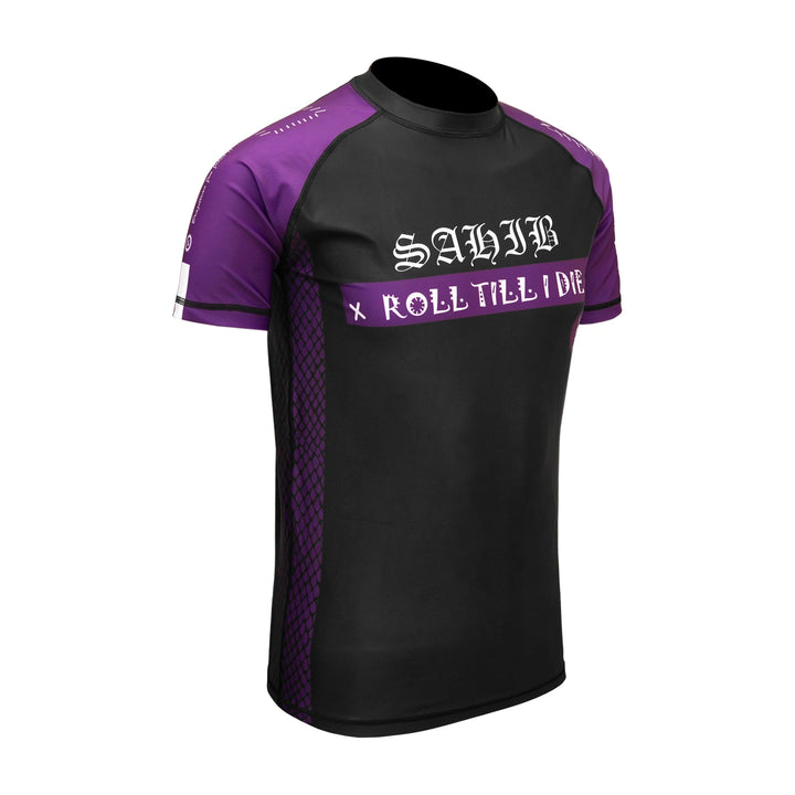 Purple Belt Rashguard for BJJ – Right Side View
