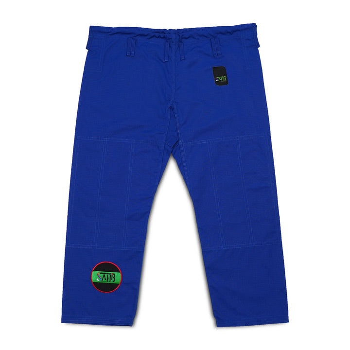 10oz ripstop trousers from Sahib® UAE Series blue BJJ Gi – durable and flexible for daily sparring