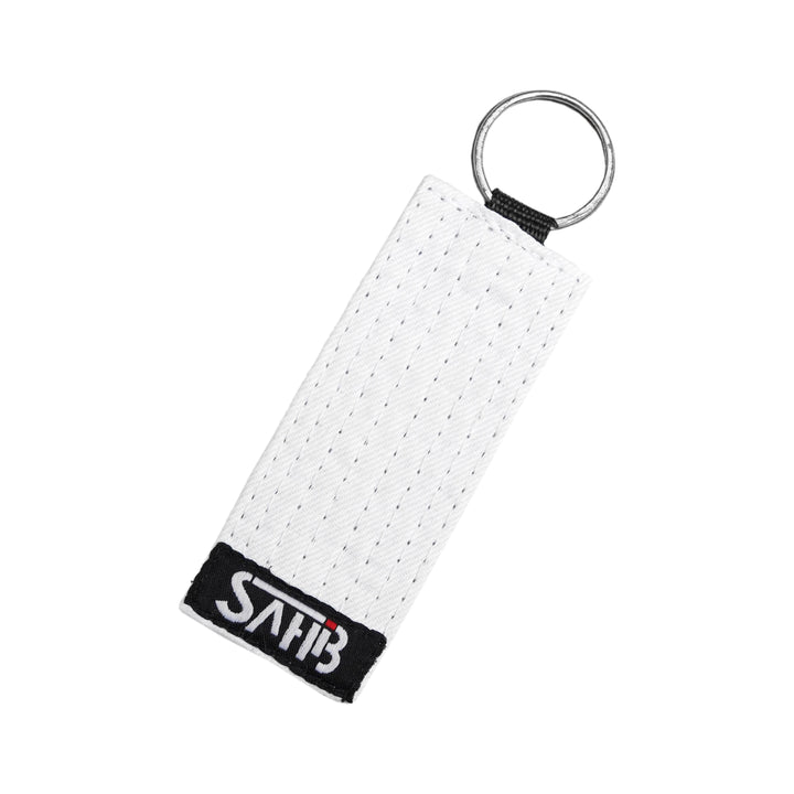 White belt keychain for karate and taekwondo students – Sahib martial arts accessory