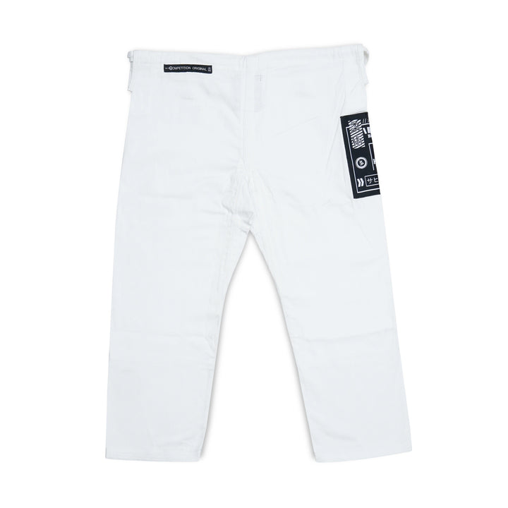 Back structure detail of Sahib Competition Series Handmade White BJJ Gi Kyushu 1877